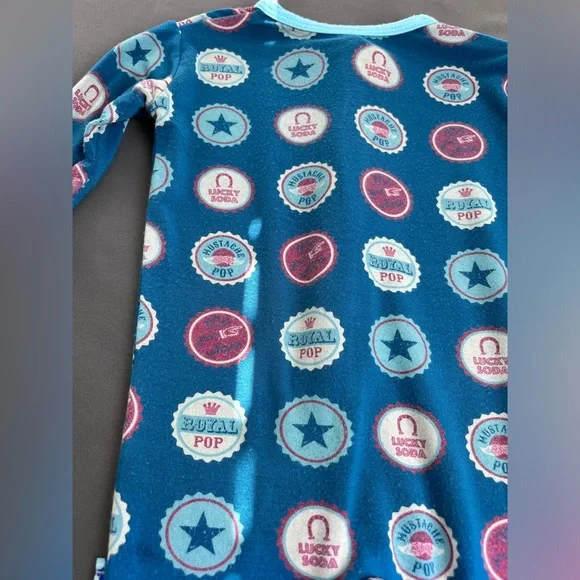 Kickee Pants Soda Pop Caps Footie Sz 0-3 Months - Picture 8 of 10